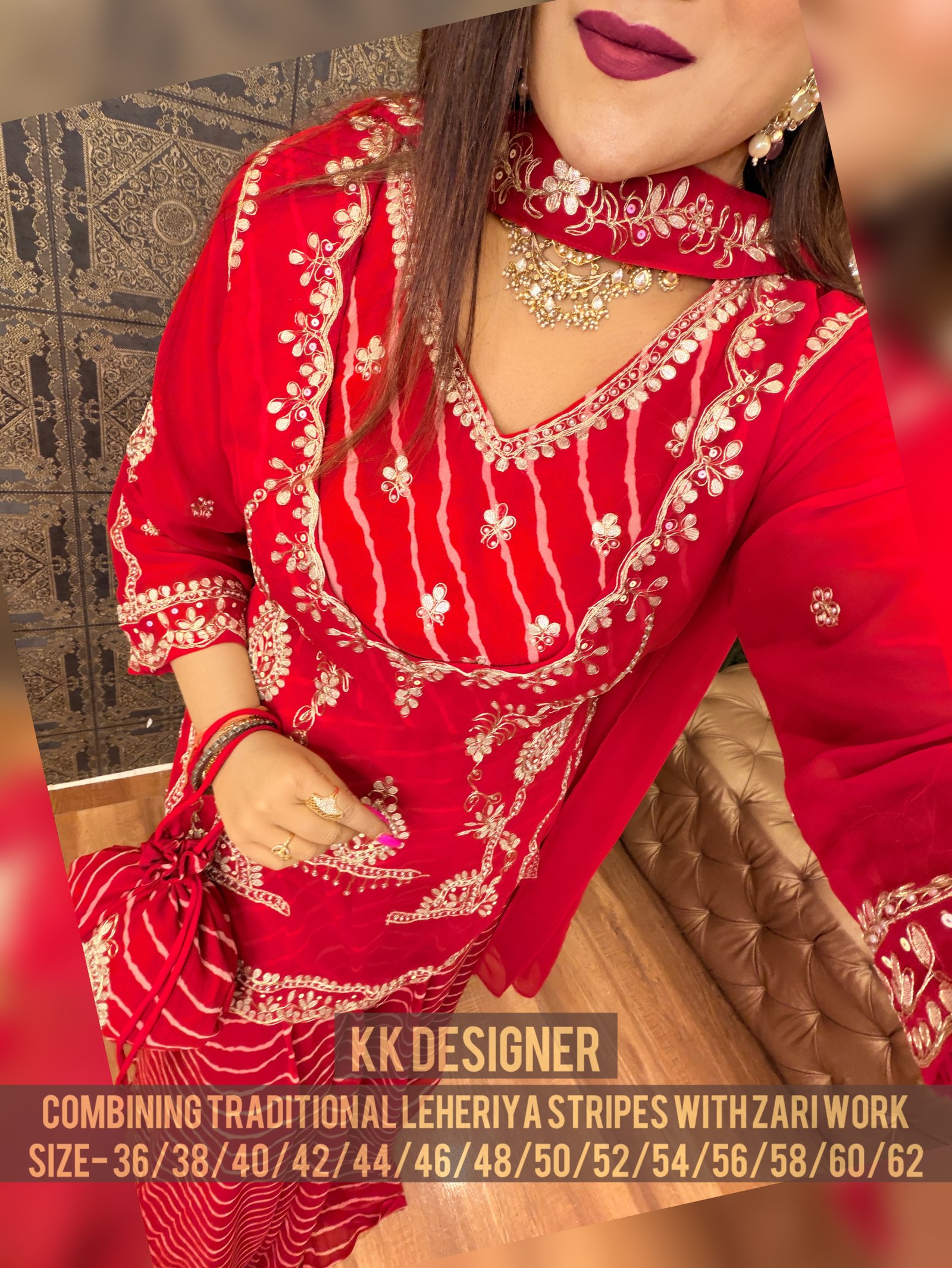 20 Days Prebooking traditional leheriya outfit thumbnail