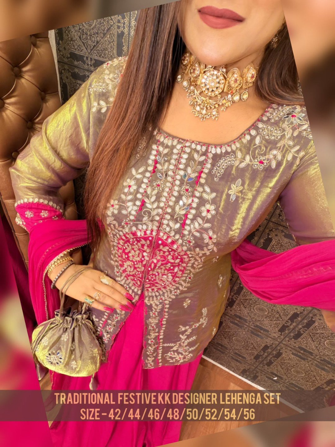 Traditional Lehnga set alternate view