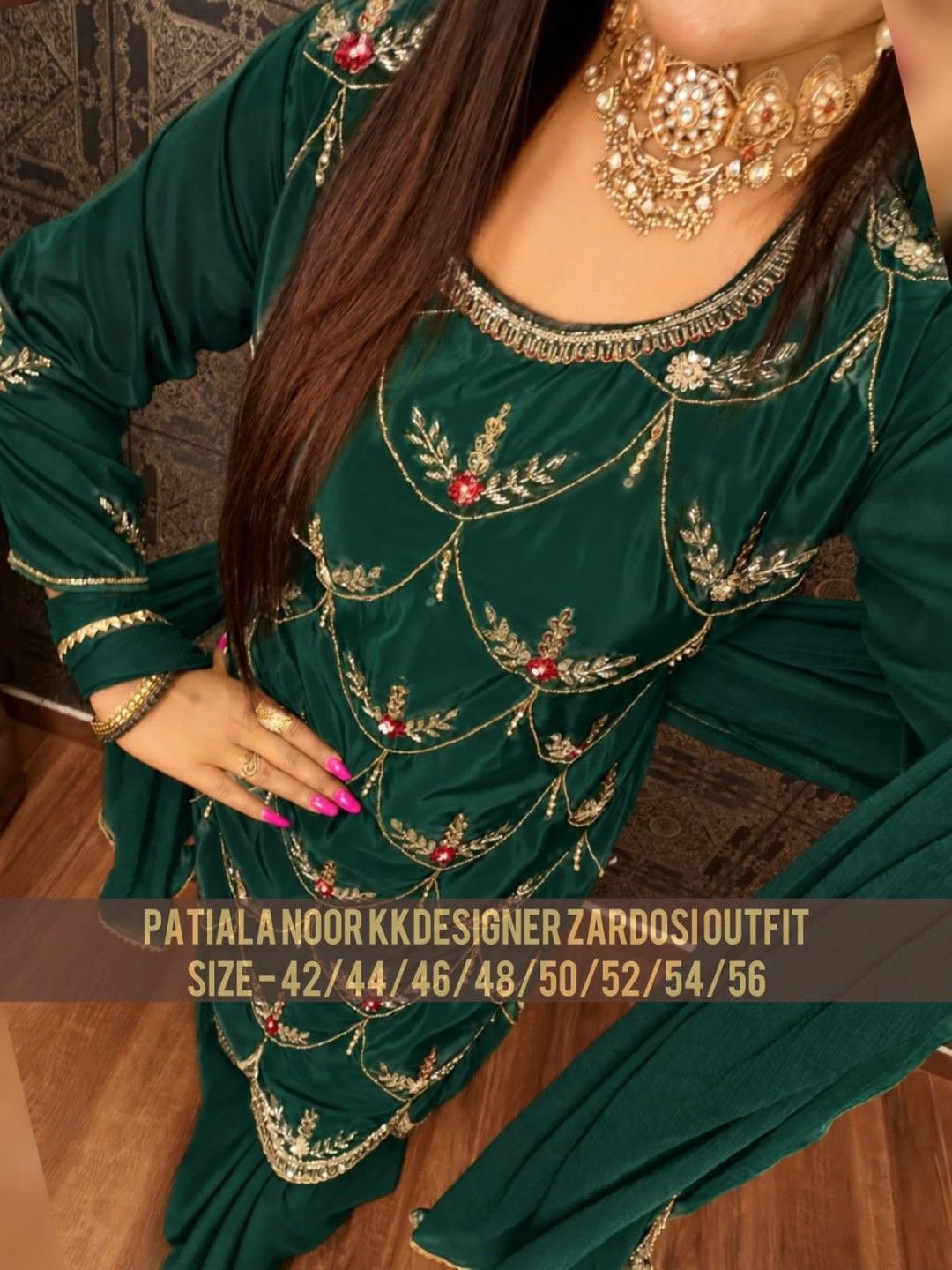 PATIALA NOOR  ZARDOSI OUTFIT thumbnail
