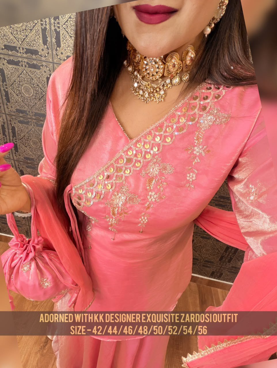 Adorned Exquisite Zardosi Outfit thumbnail
