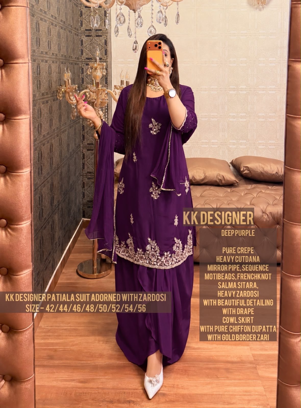 Patiala Suit With Zardosi thumbnail