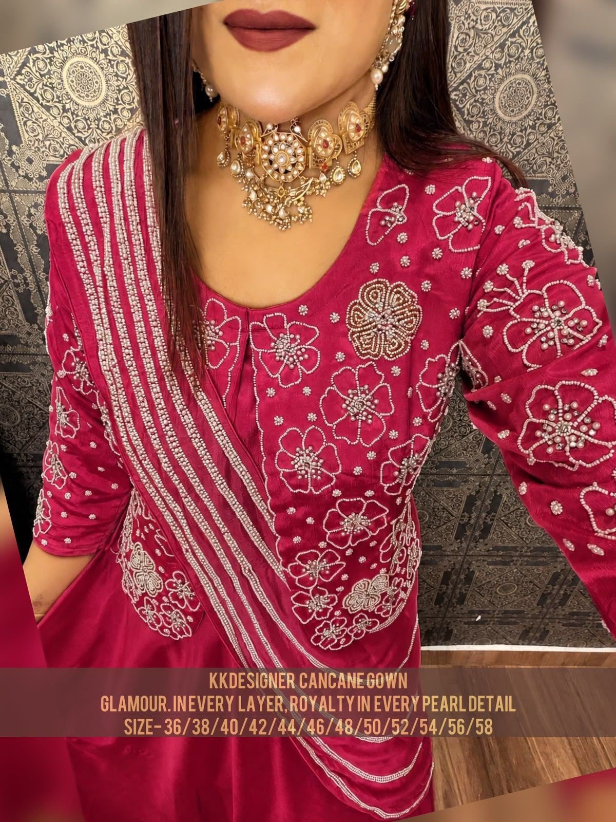 Dispatch Date- 25th October 2026 CANCAN Gown Outfit alternate view