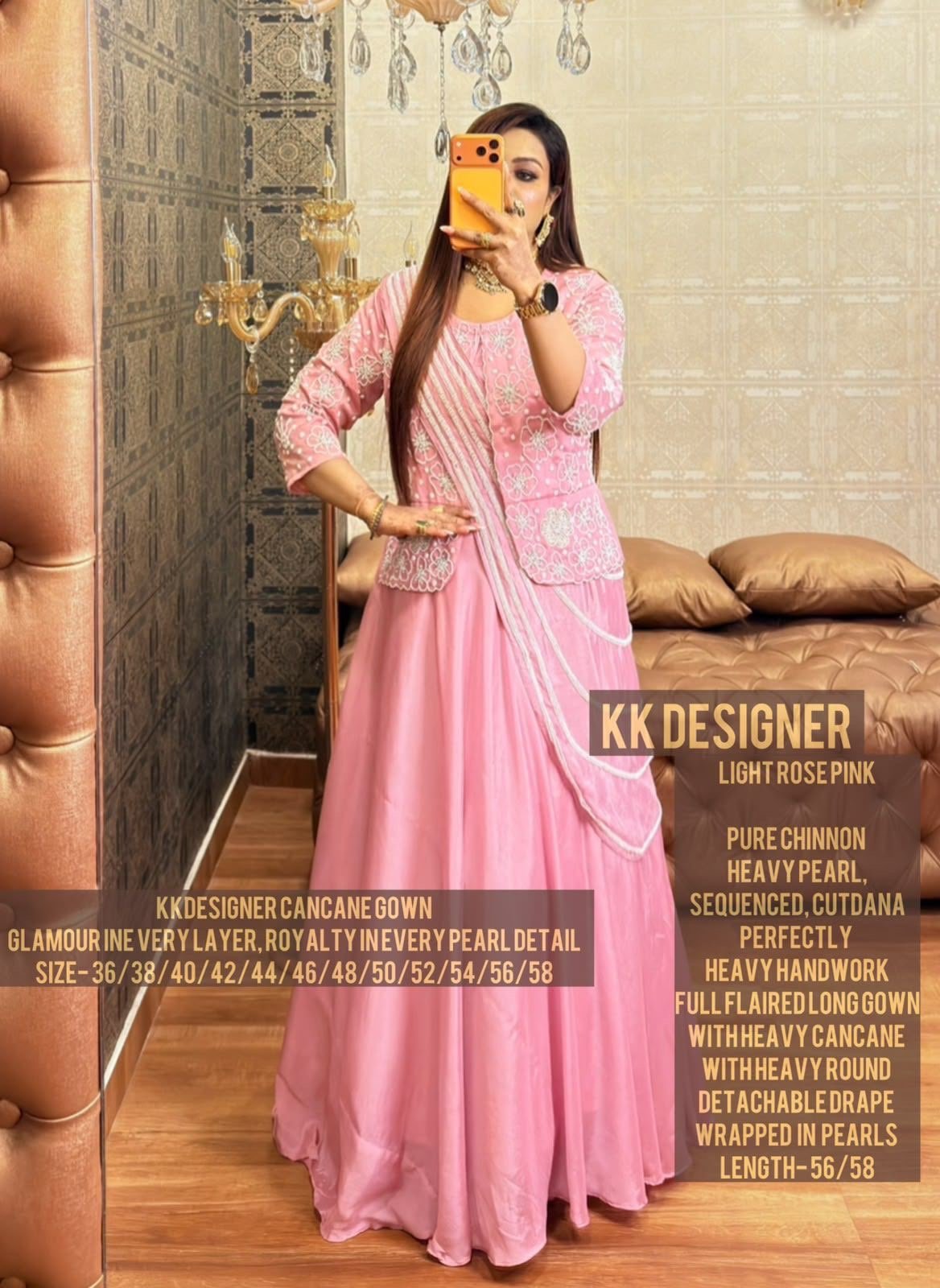 Dispatch Date- 25th October Party Wear Cancan gown