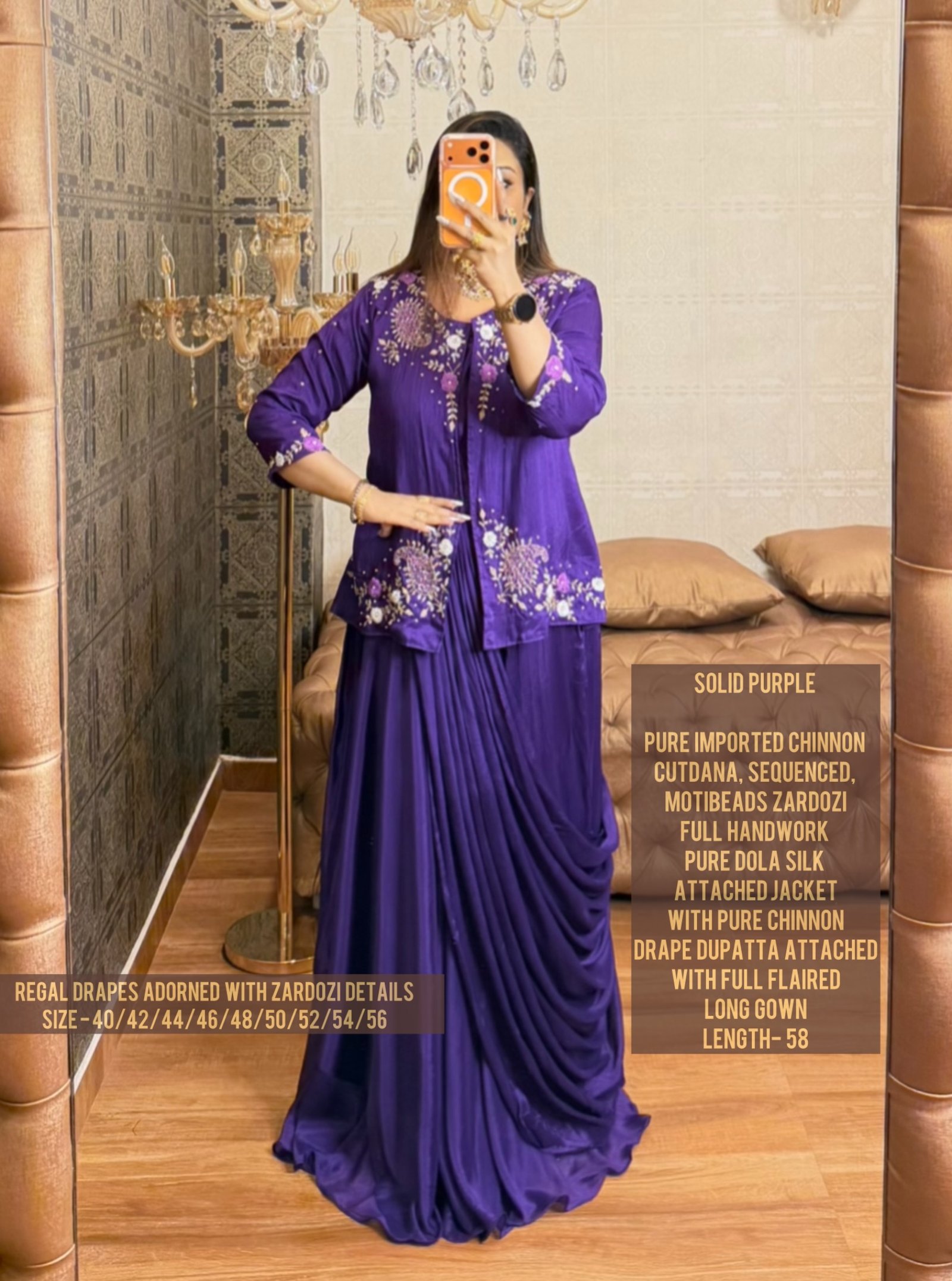 REGAL DRAPES ADDORNED