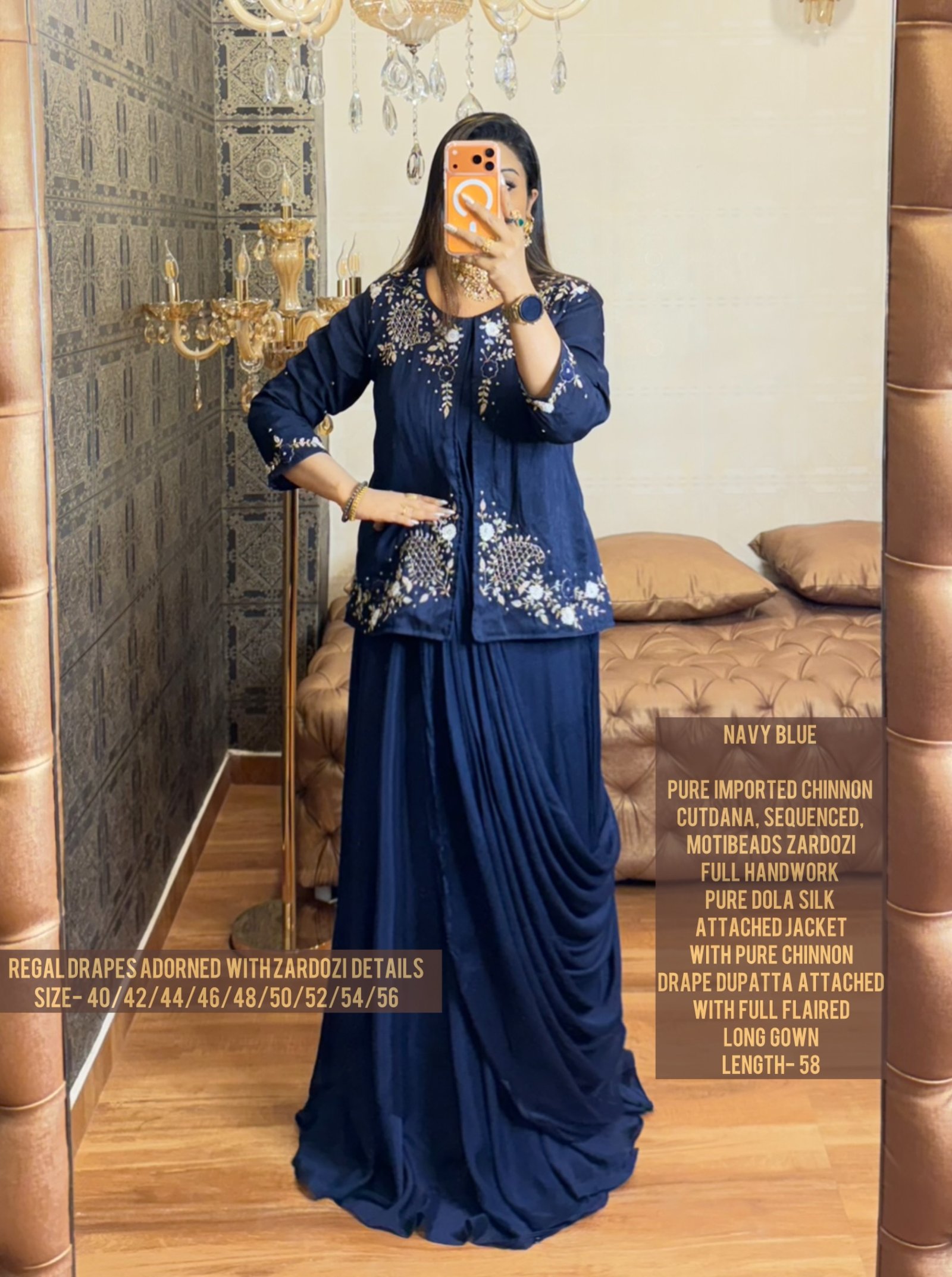 REGAL DRAPES ADDORNED