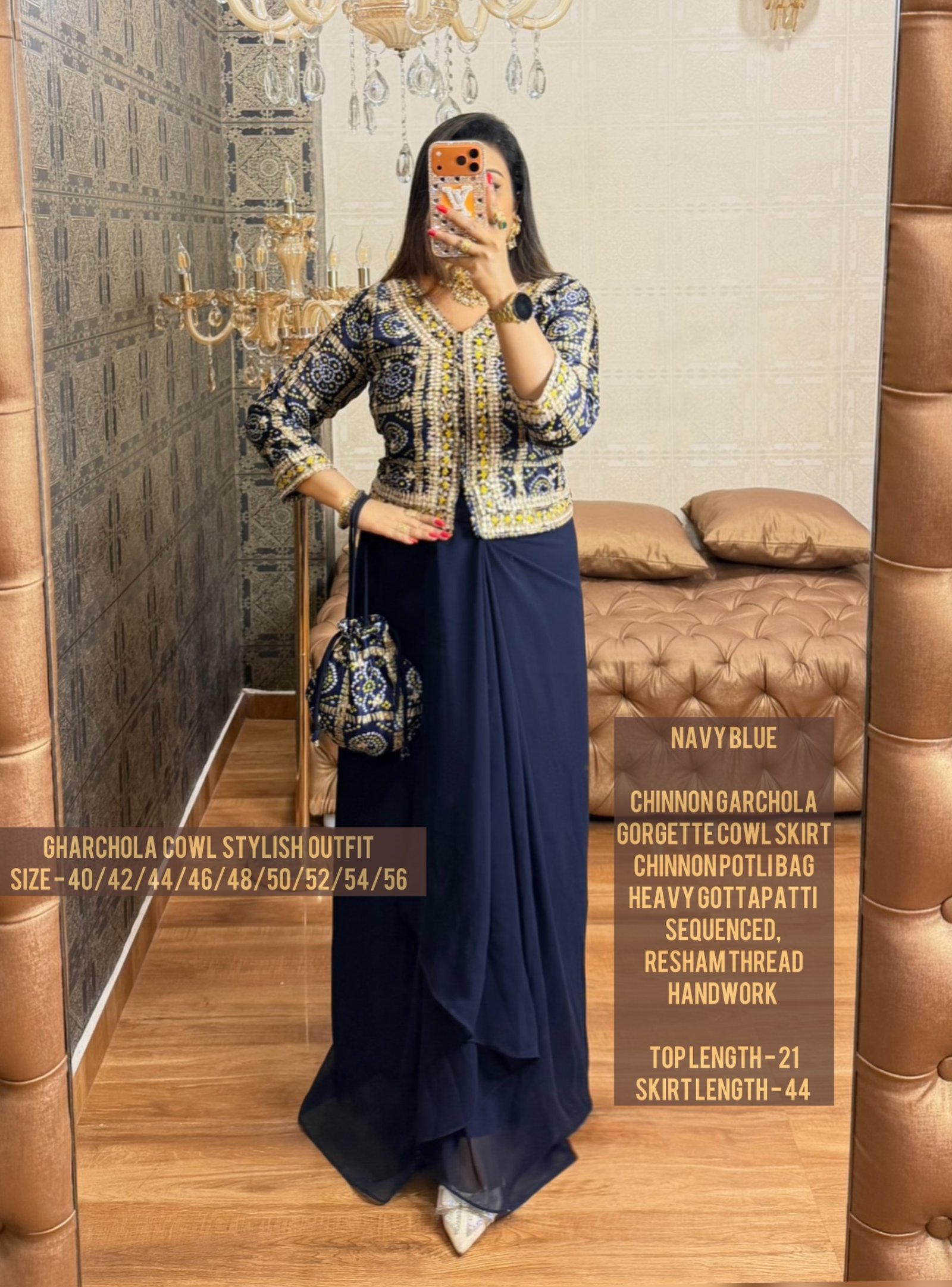 bandhani cowl stylish outfit