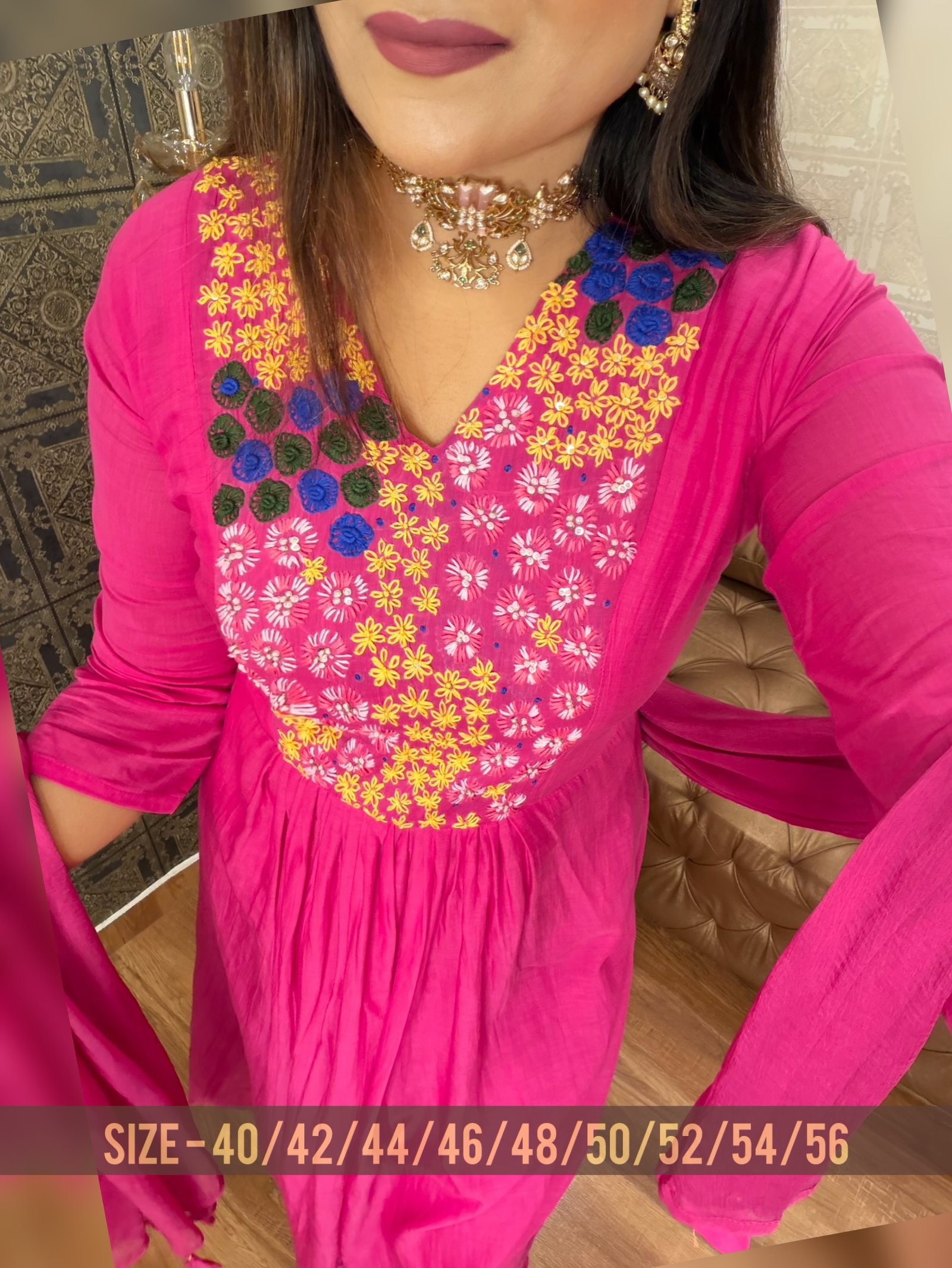 PURE MUL CHANDERI 3PC SET